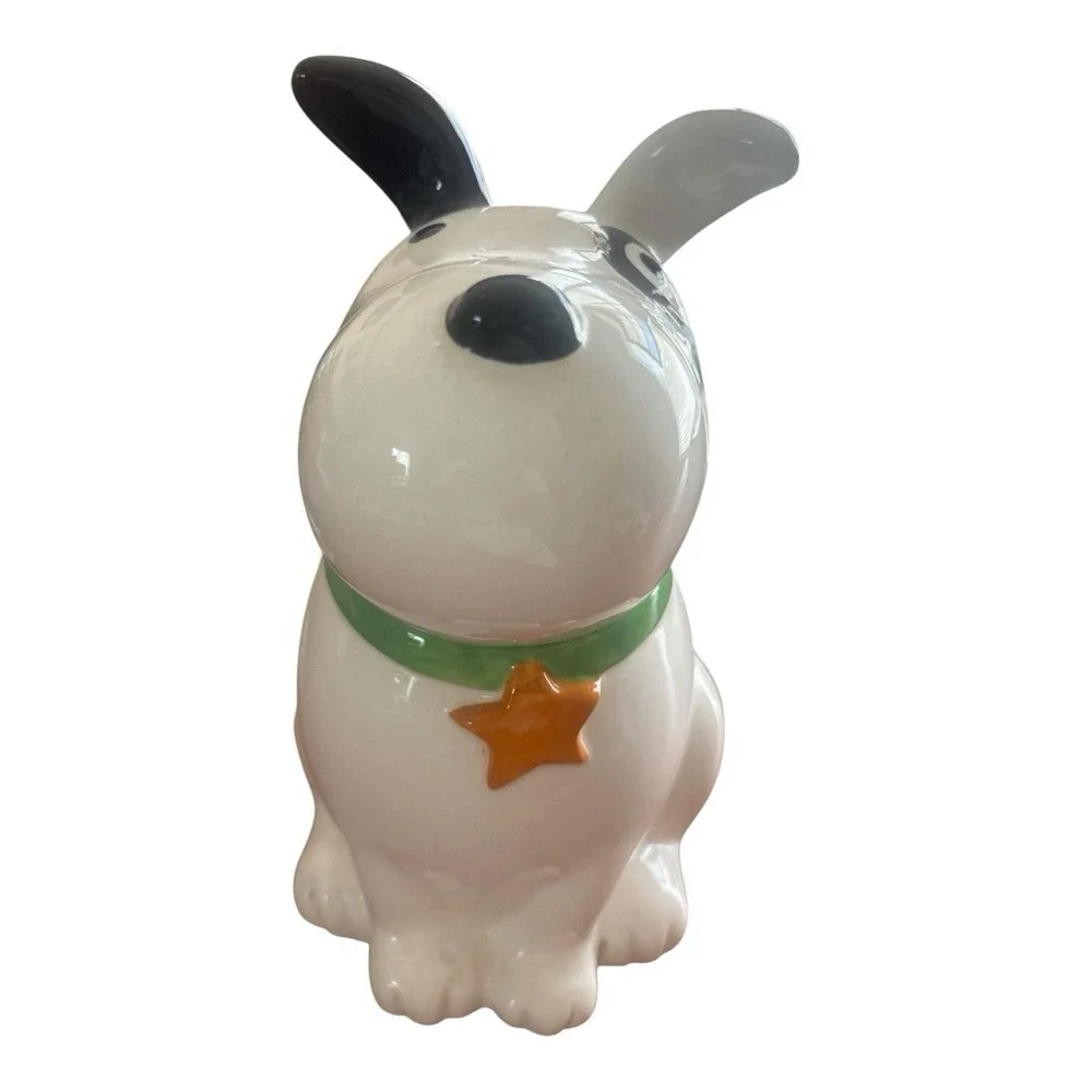Target Home Bullseye Dog Ceramic Cookie Jar 2006 HTF Dog Treats Rare